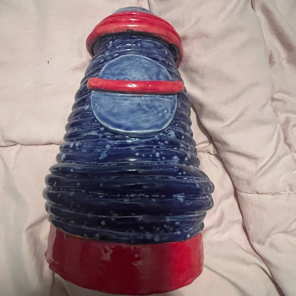 Nasa themed ceramic flower vase